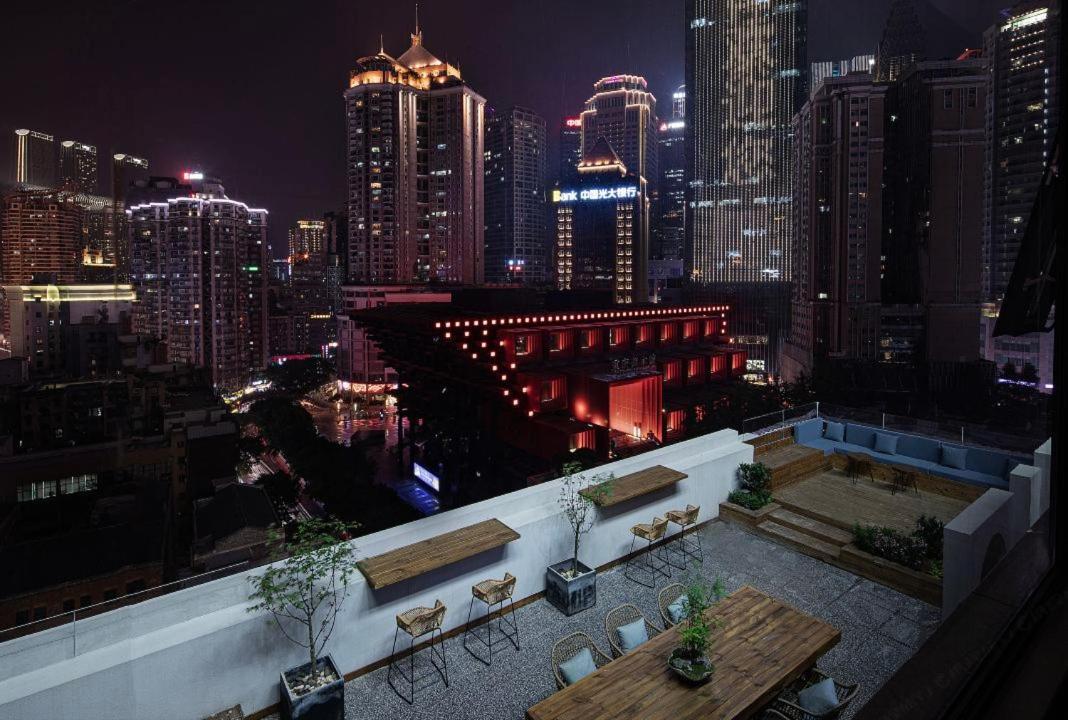 Walling Hotel - Chongqing Jiefangbei Hongyadong Bagian luar foto
